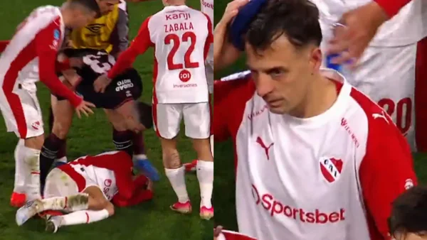 Santiago Arias fue agredido en Argentina y su rival terminó expulsado: video