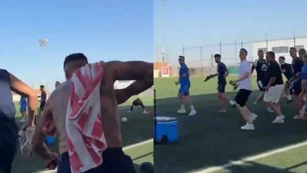 Terremoto sorprende a futbolistas en Granada durante el entrenamiento: esta fue su reacción