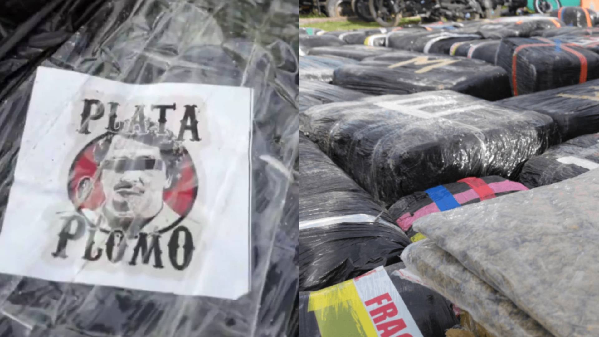 Toneladas de marihuana en Bogotá