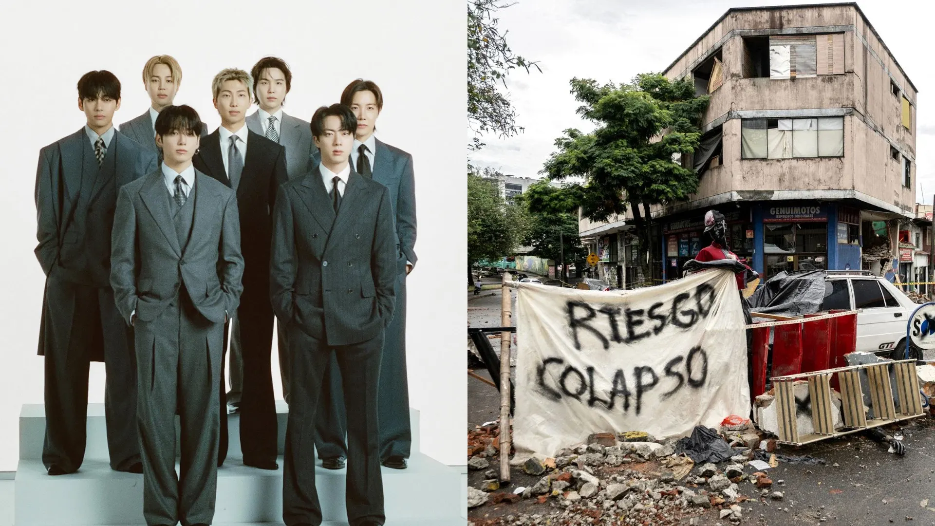 BTS Terremoto en Colombia