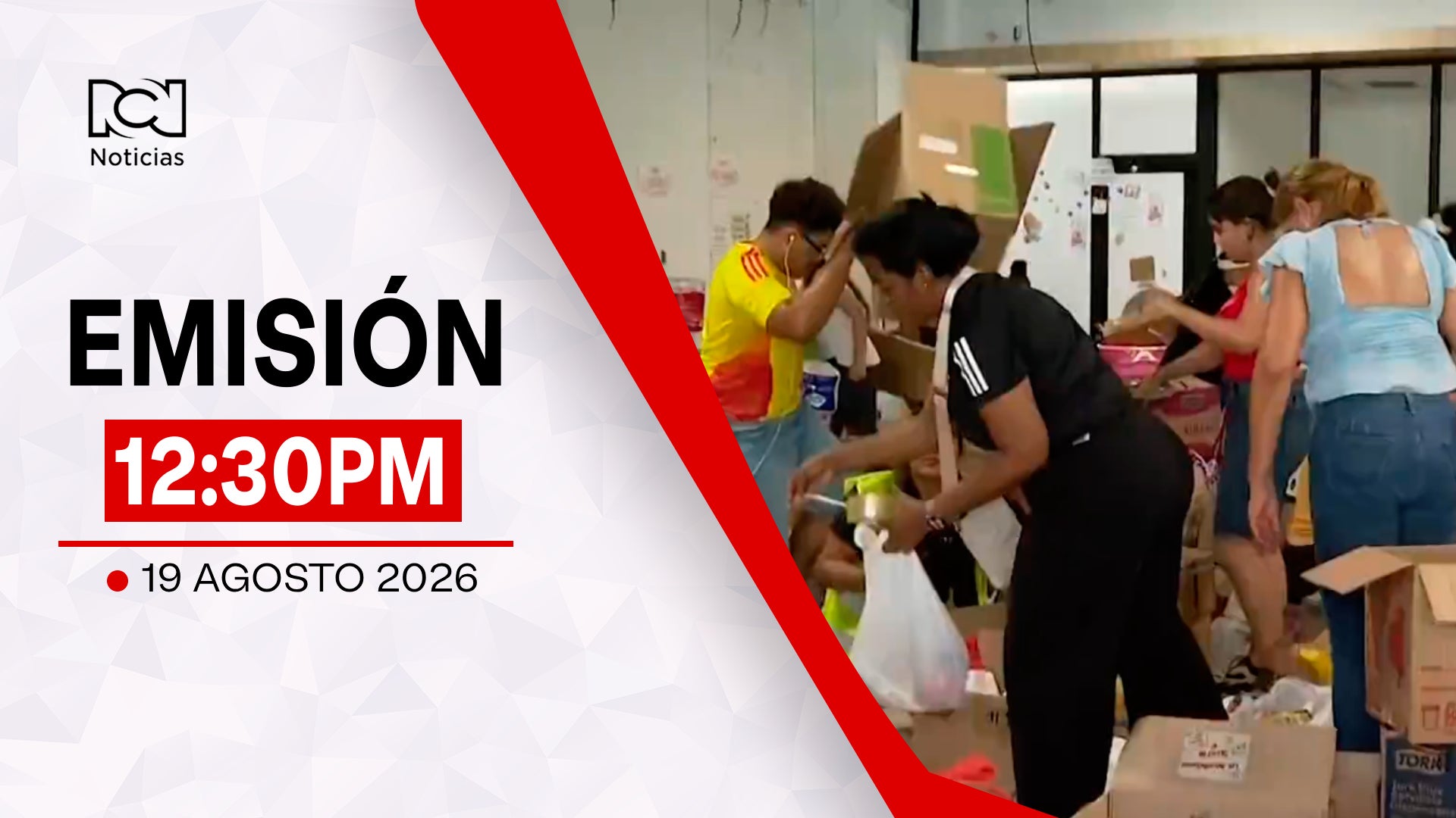 Emisión Noticias RCN 12:30 p.m. / miércoles 19 de agosto de 2026