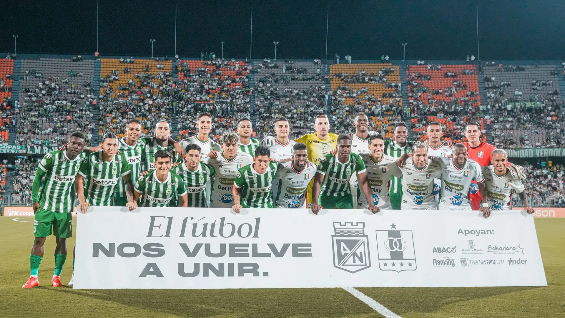 Atlético Nacional Once Caldas partido benéfico