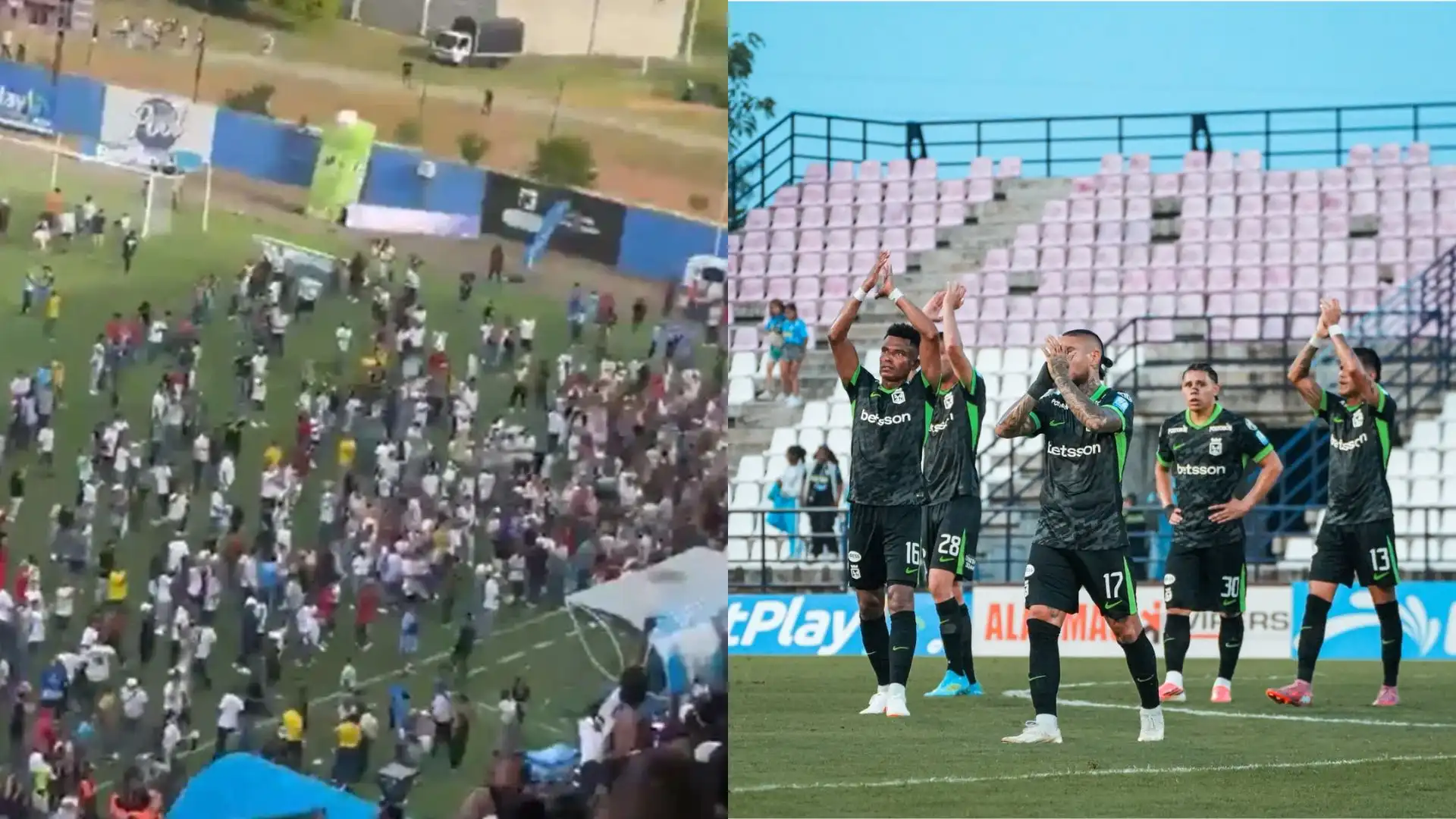 Dura sanción para Atlético Nacional y Jaguares por hechos de violencia en el Jaraguay