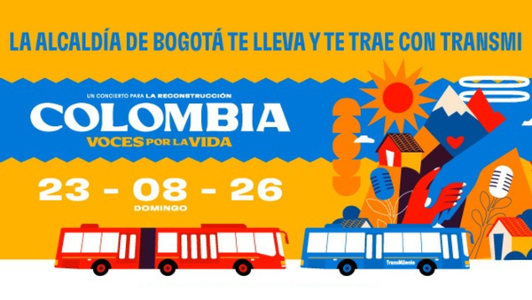 Transmilenio anuncia operación especial para garantizar la movilidad de los asistentes al concierto ‘Voces por la vida’ Transmilenio anuncia operación especial para garantizar la movilidad de los asistentes al concierto ‘Voces por la vida’