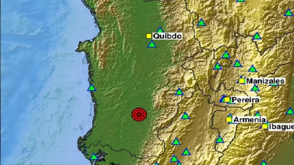 Seis sismos se presentaron en Chocó en menos de 7 horas en la madrugada de este viernes, 21 de agosto Seis sismos se presentaron en Chocó en menos de 7 horas en la madrugada de este viernes, 21 de agosto