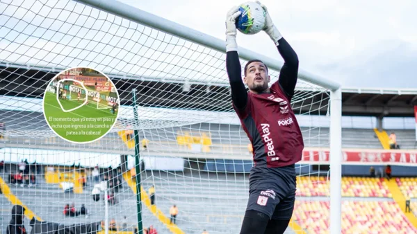 VIDEO: Jean Fernandes publicó la agresión por parte de un hincha de Santa Fe en 'El Campín'