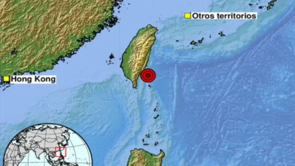 Hubo nuevo fuerte sismo en Taiwán: este fue el epicentro y la magnitud