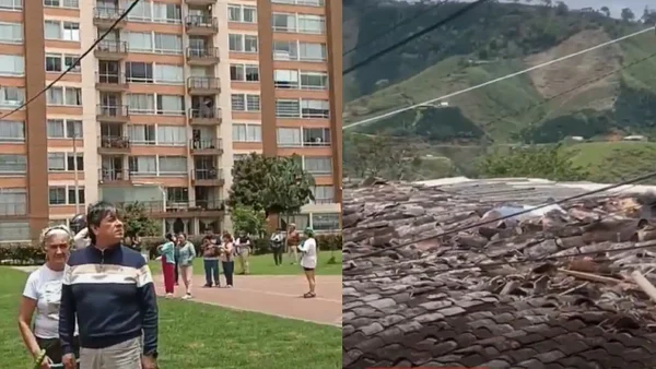 VIDEOS| Primeras imágenes de cómo se vivió el fuerte temblor de hoy 26 de agosto de 2026 en Colombia