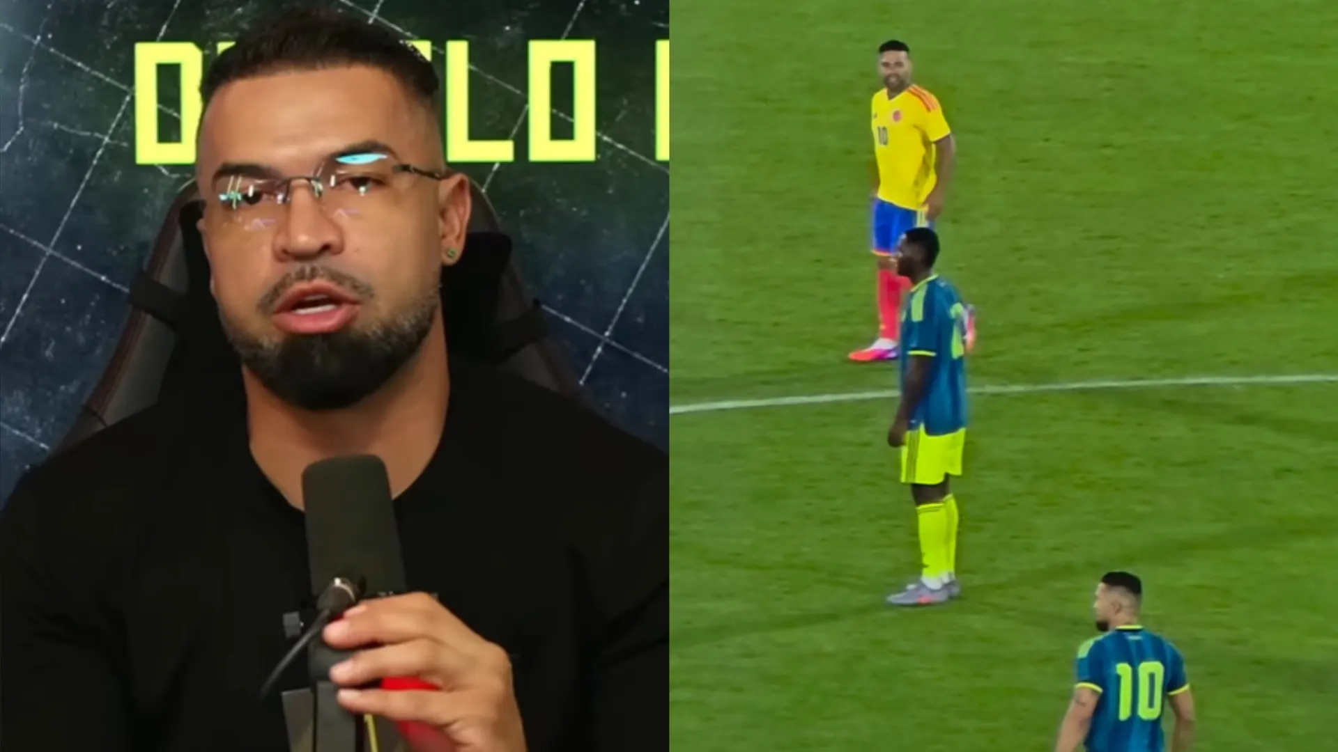Andrés Cadavid y Radamel Falcao