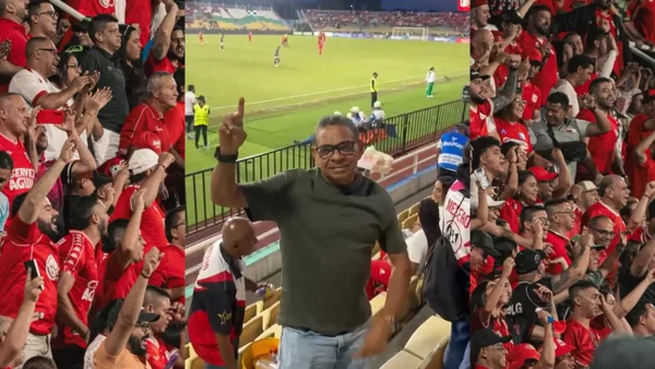 La euforia de 'Mane' Díaz en la goleada de América de Cali a Junior en Palmira La euforia de 'Mane' Díaz en la goleada de América de Cali a Junior en Palmira