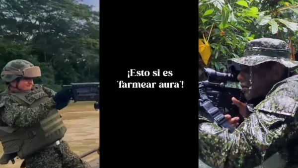Armada Nacional se une a la tendencia con impactante video: "Esto sí es farmear aura"