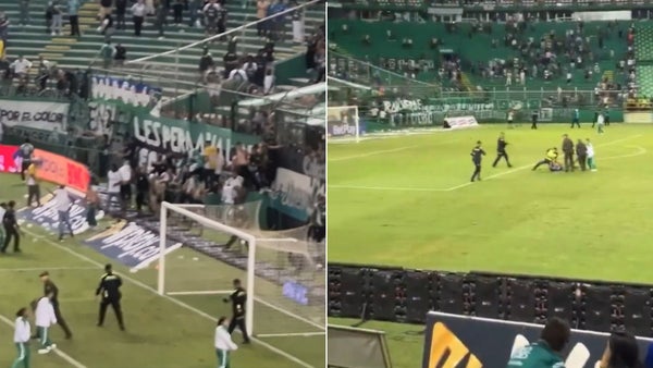 Hinchas del Deportivo Cali protagonizaron invasión de cancha: videos del caos en Palmaseca Hinchas del Deportivo Cali protagonizaron invasión de cancha: videos del caos en Palmaseca