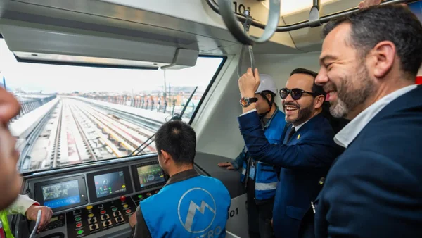 Presidente Abelardo de la Espriella recorrió la primera línea del Metro de Bogotá: esto dijo Presidente Abelardo de la Espriella recorrió la primera línea del Metro de Bogotá: esto dijo