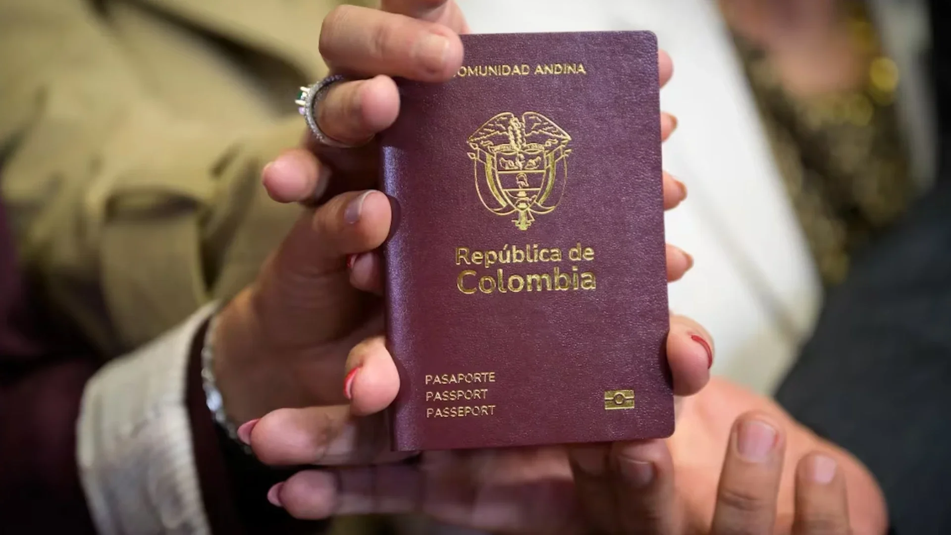 Pasaportes en Colombia.