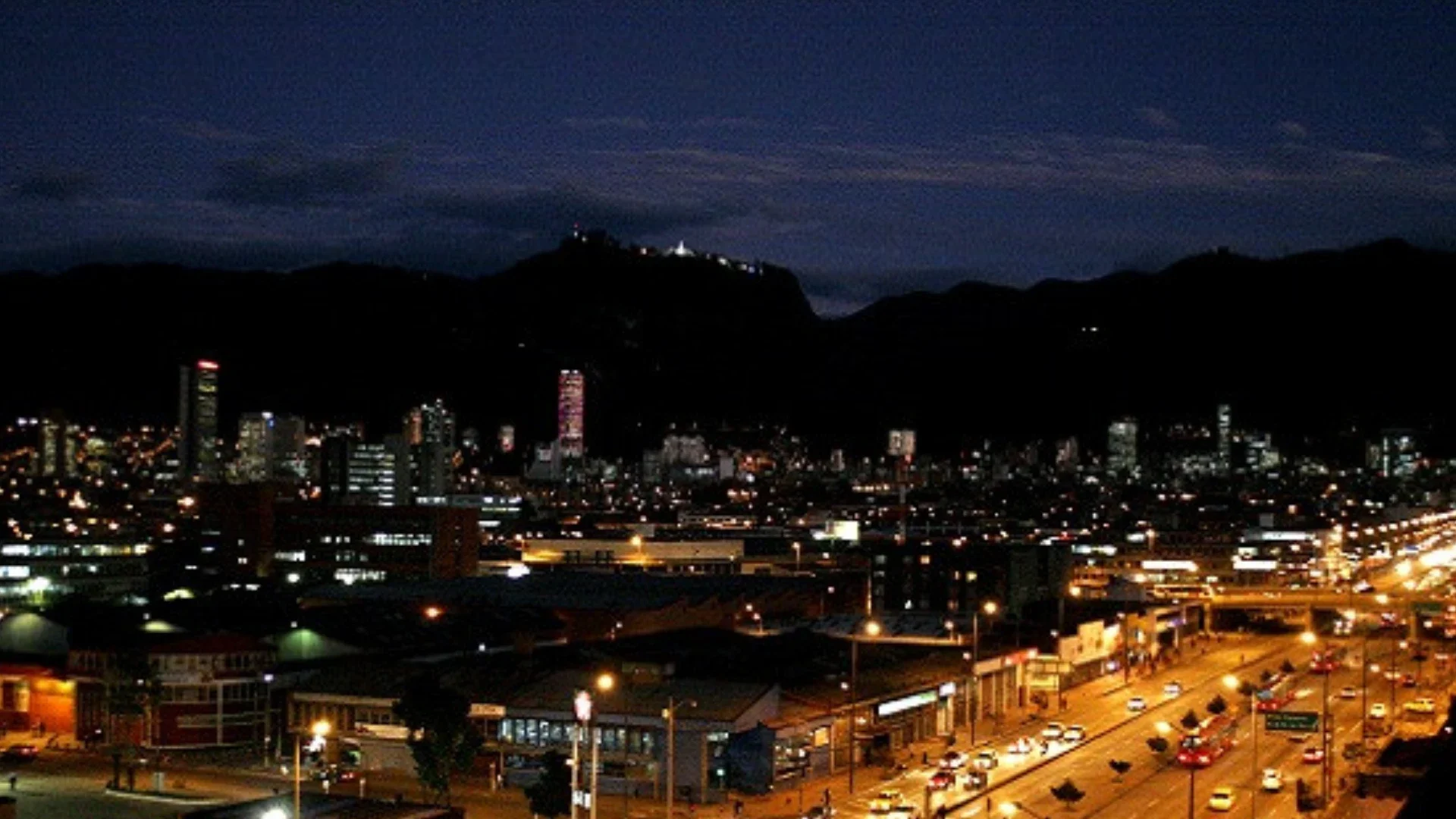 Noche en Bogotá.