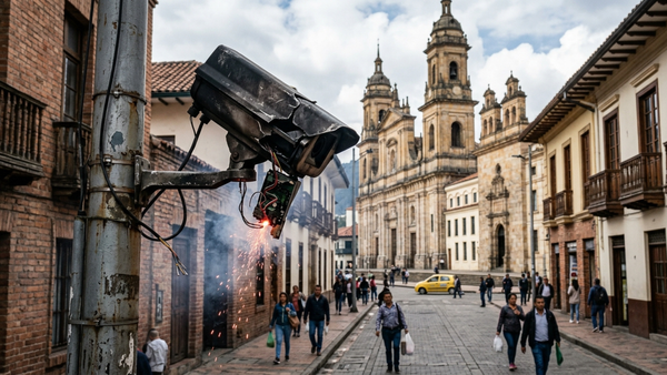 Cámaras de seguridad en Bogotá ¿Cuántas hay por persona y por qué tres de cada diez suelen estar fuera de servicio? Cámaras de seguridad en Bogotá ¿Cuántas hay por persona y por qué tres de cada diez suelen estar fuera de servicio?