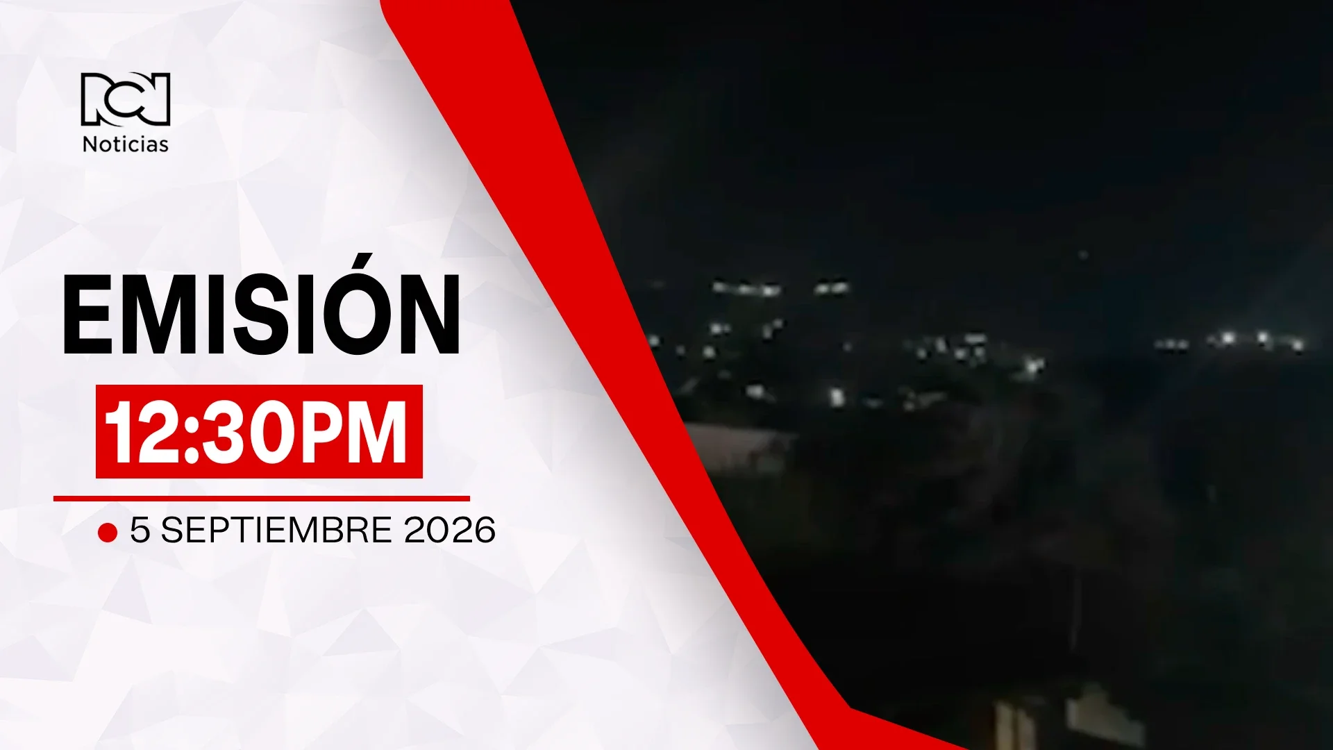 Emisión Noticias RCN 12:30 p.m. 5 de septiembre.