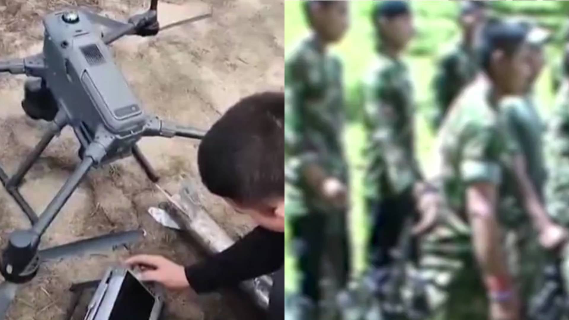 Menores reclutados para operar drones