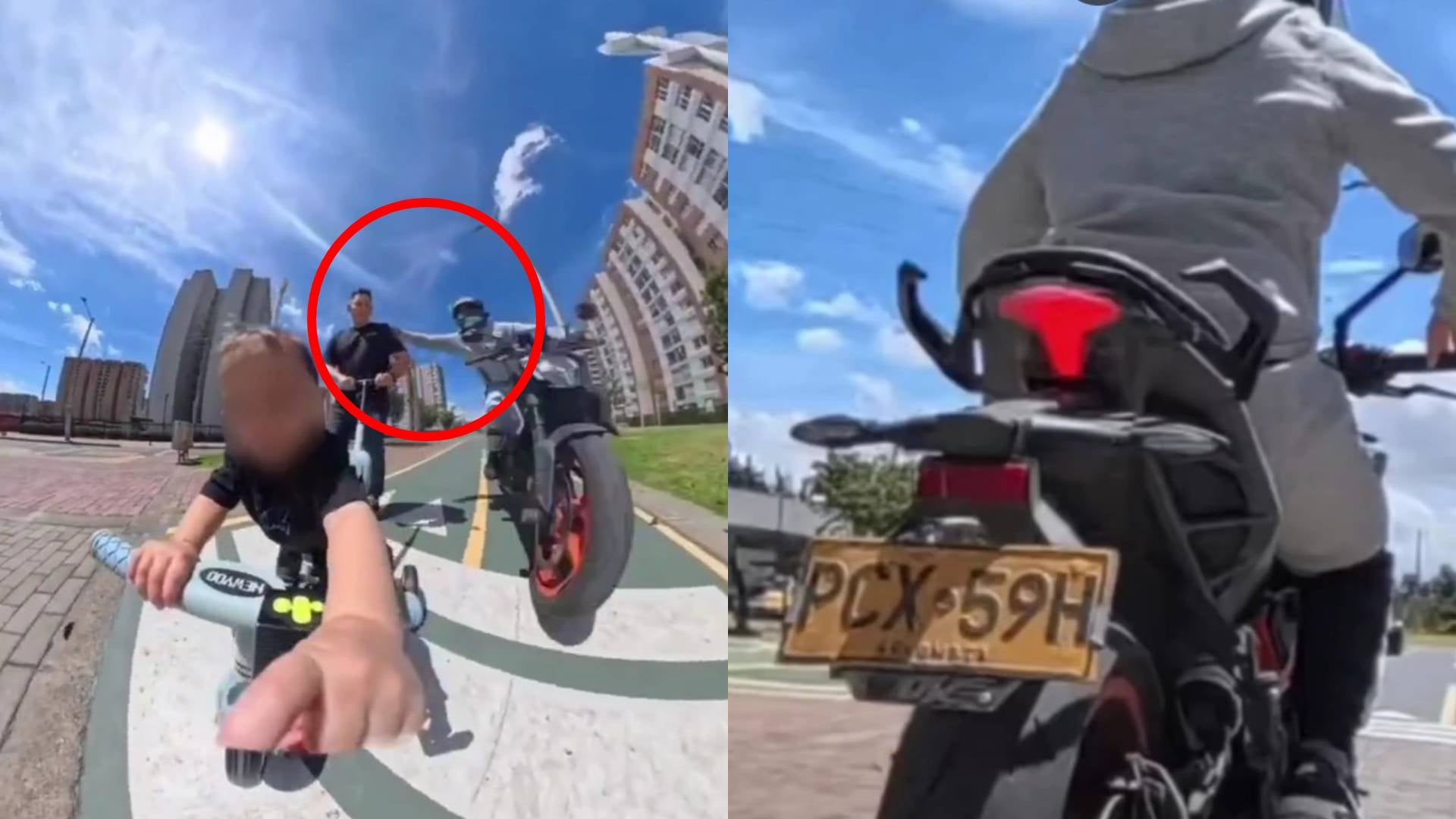 Robo en ciclorruta de Bogotá