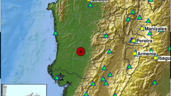 Fuerte temblor se sintió en Colombia en la noche del 7 de septiembre de 2026: ¿dónde?