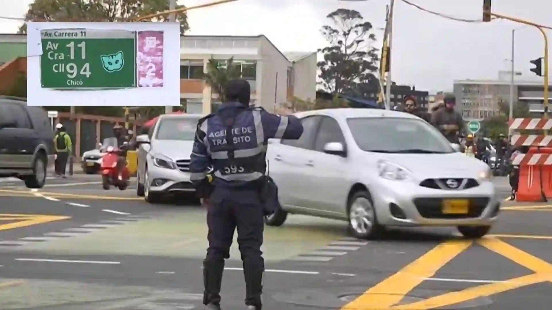 Atento a este importante cambio de sentido en la movilidad de una concurrida vía del norte de Bogotá