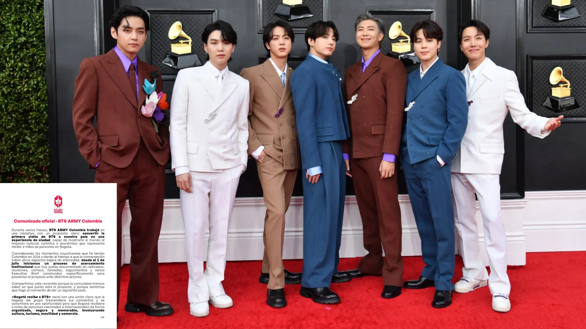 Fans de BTS piden apoyo de alcaldia para recibir al grupo.