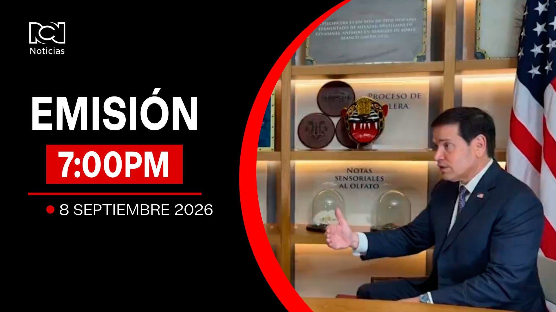 Emisión Noticias RCN 7:00 p.m. / martes 8 de septiembre de 2026