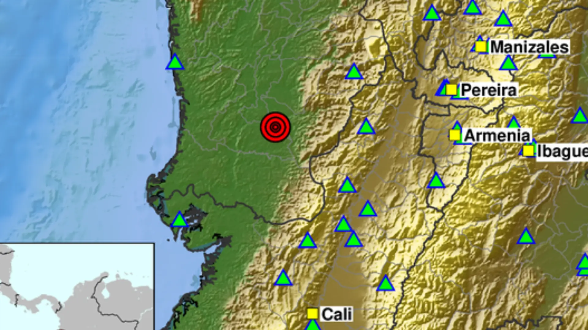 Temblor en Colombia