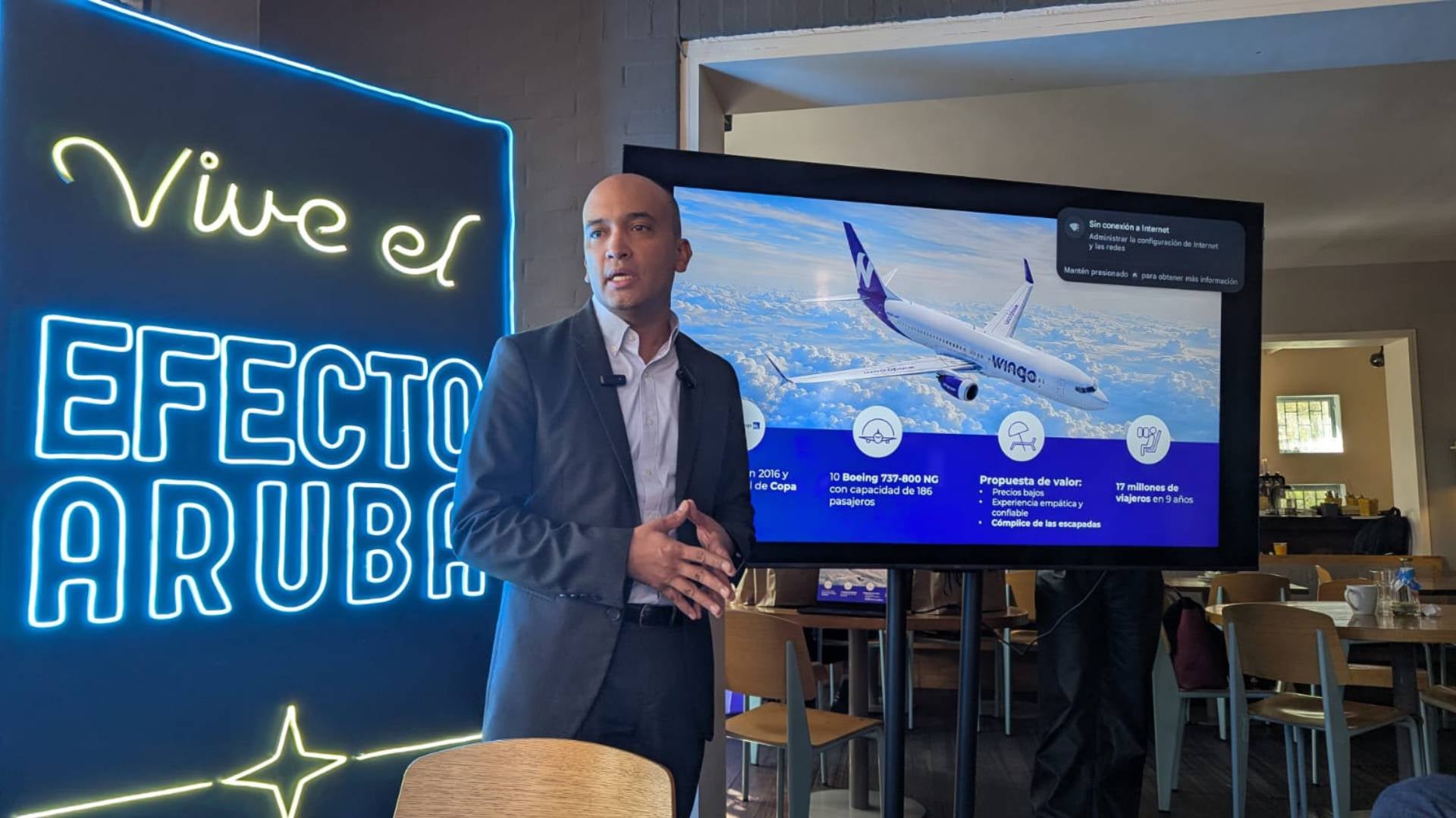 Jorge Jiménez, vicepresidente Comercial y de Planeación de Wingo