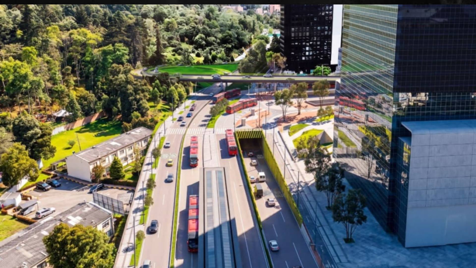 Puente de la calle 100 con séptima