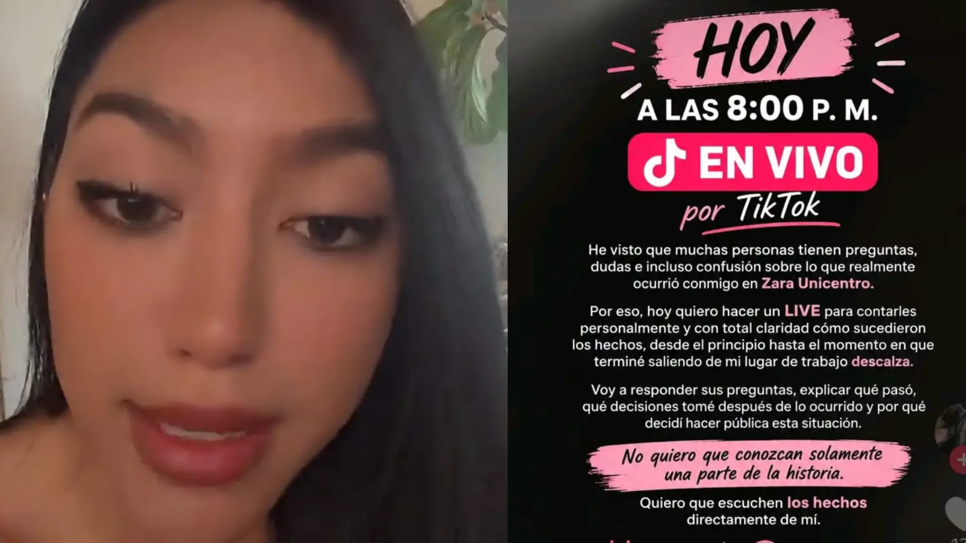 Se revelaron audios del caso de la trabajadora de Zara.