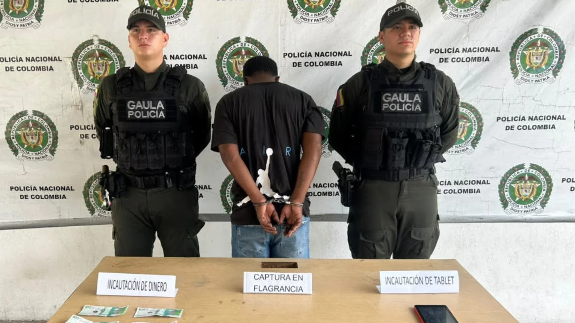 Extorsionista capturado en Valle.
