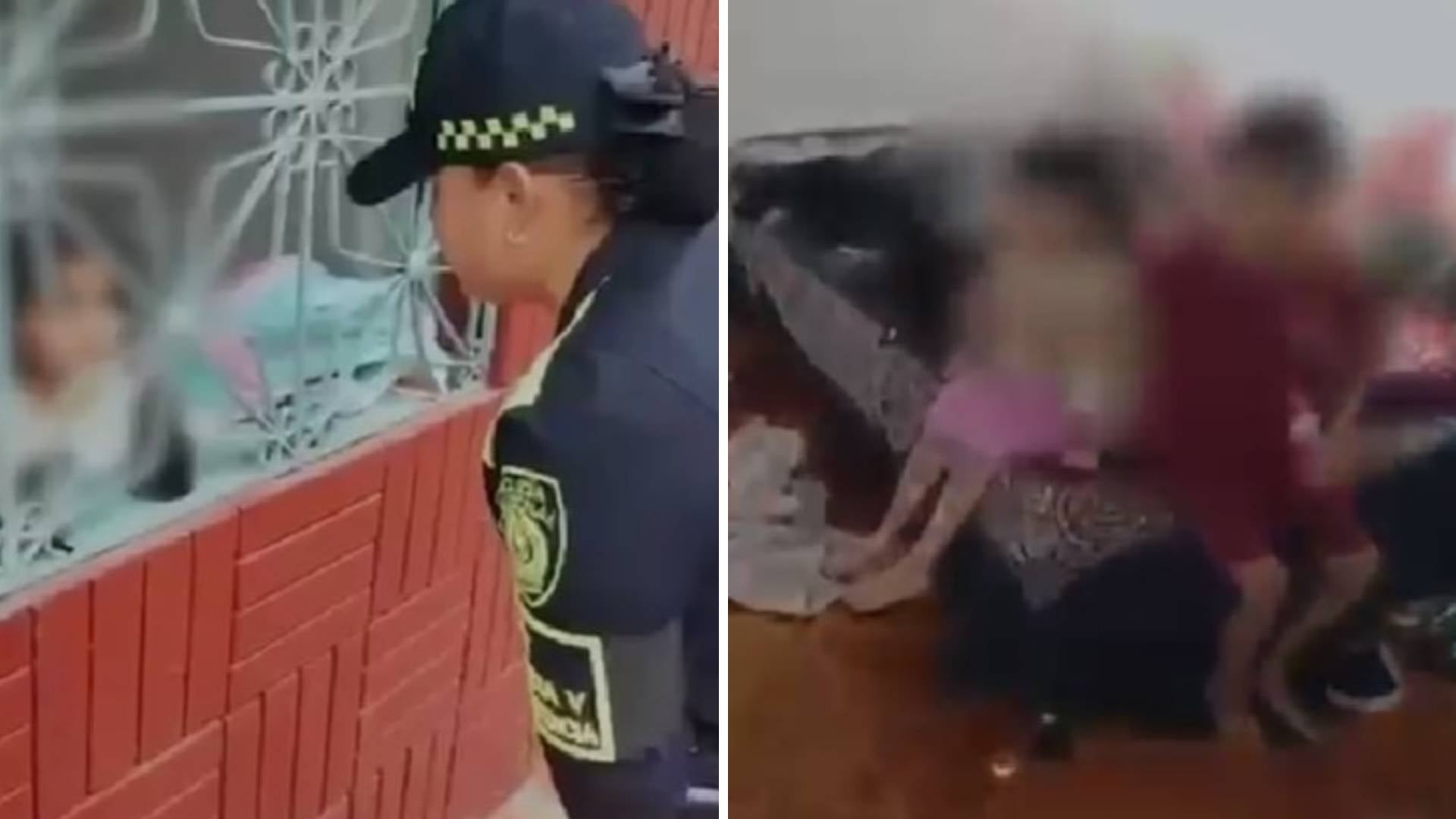 Menores rescatados en una vivienda en Bogotá