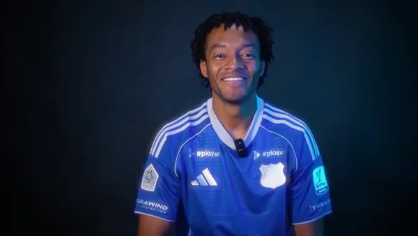 Cuadrado se presentó como nuevo jugador de Millonarios: "feliz de vestir estos colores" Cuadrado se presentó como nuevo jugador de Millonarios: "feliz de vestir estos colores"