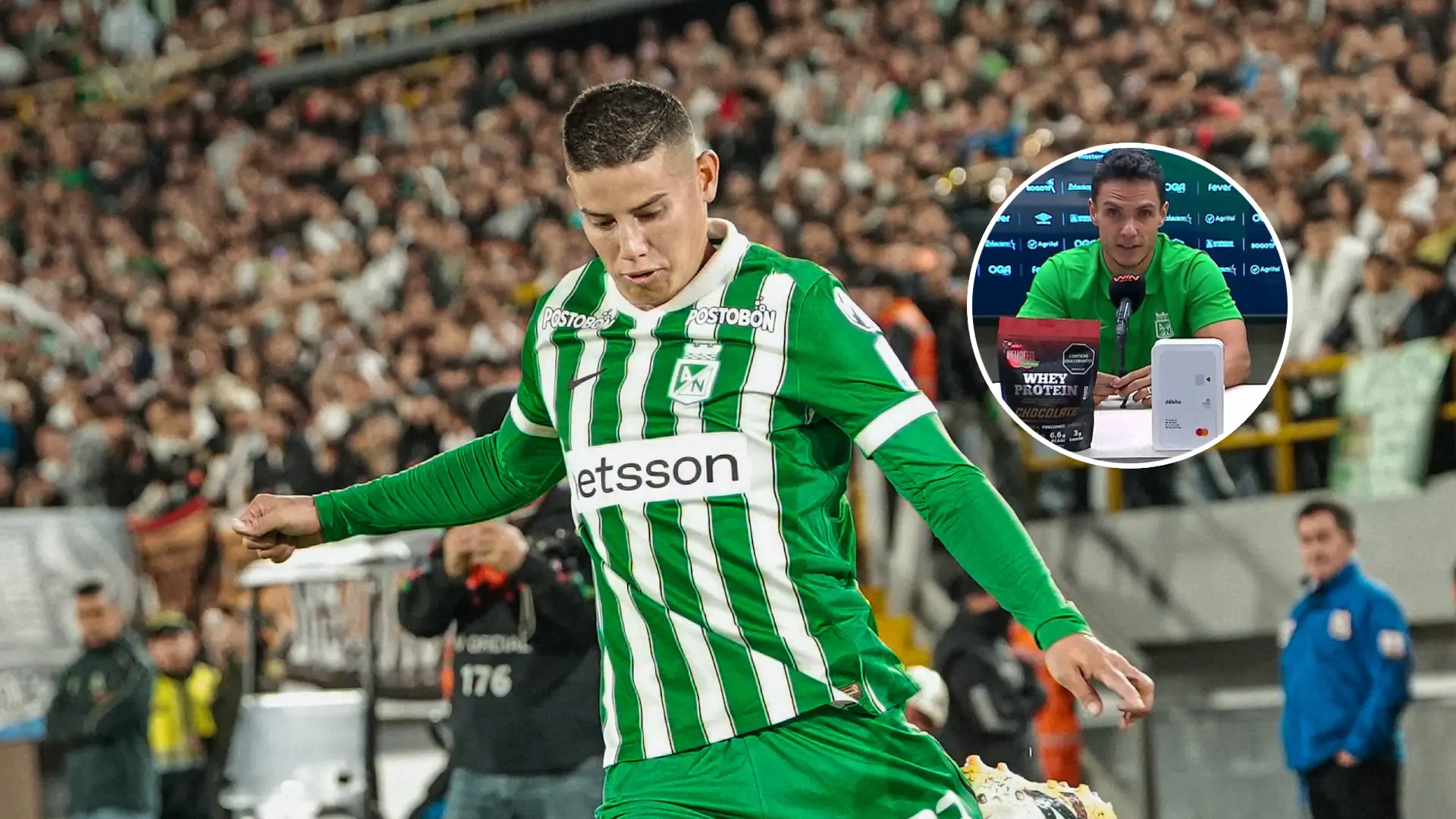 Lucas González habló del debut de James Rodríguez