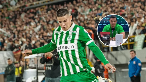 Así evaluó Lucas González a James Rodríguez en su debut con Nacional: "No es lo mismo" Así evaluó Lucas González a James Rodríguez en su debut con Nacional: "No es lo mismo"