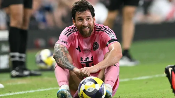 La viral reacción del pequeño hijo de Messi durante su celebración con el Inter Miami La viral reacción del pequeño hijo de Messi durante su celebración con el Inter Miami