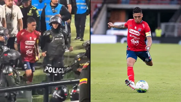 VIDEO | Juanfer Quintero recibió botellazo tras partido ante Bucaramanga y así reaccionó VIDEO | Juanfer Quintero recibió botellazo tras partido ante Bucaramanga y así reaccionó