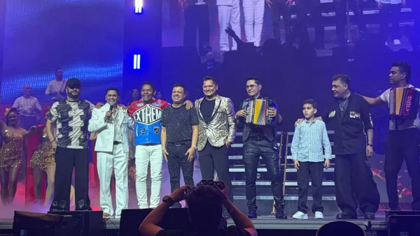 Jorge Celedón reunió a varias generaciones del vallenato en el Movistar Arena