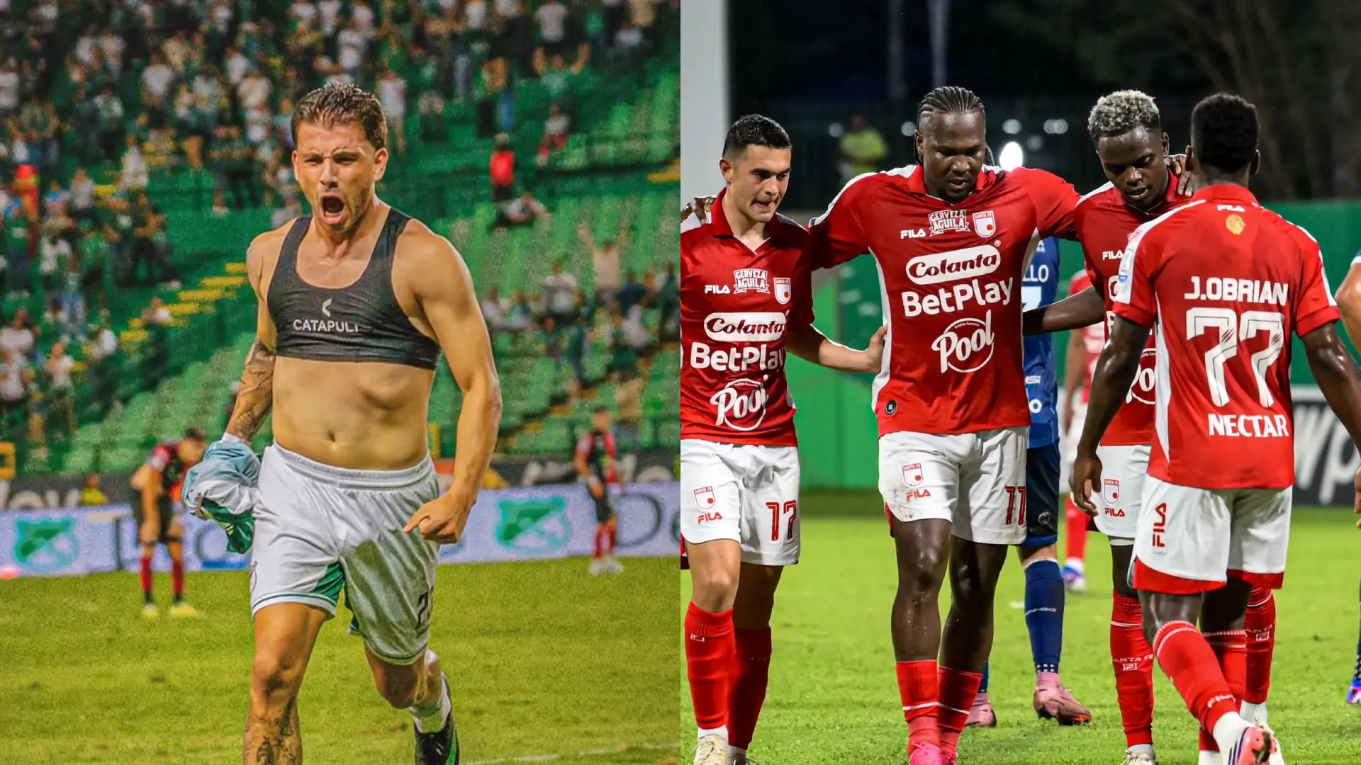 Deportivo Cali y Santa Fe
