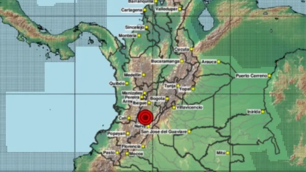 Fuerte temblor en Colombia se sintió hace unos minutos: atento al epicentro y la magnitud Fuerte temblor en Colombia se sintió hace unos minutos: atento al epicentro y la magnitud