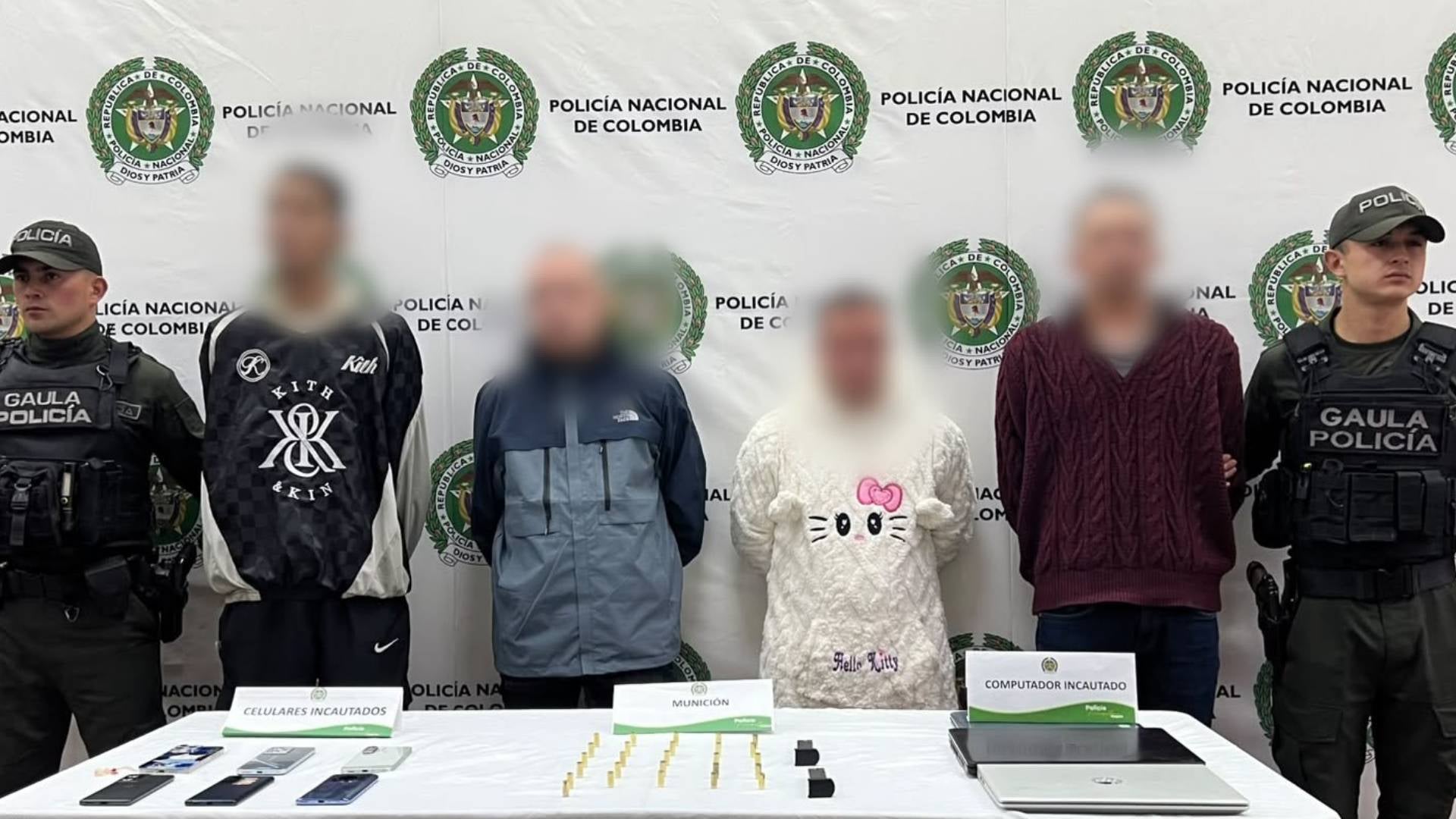 Red que robaba camionetas en Bogotá