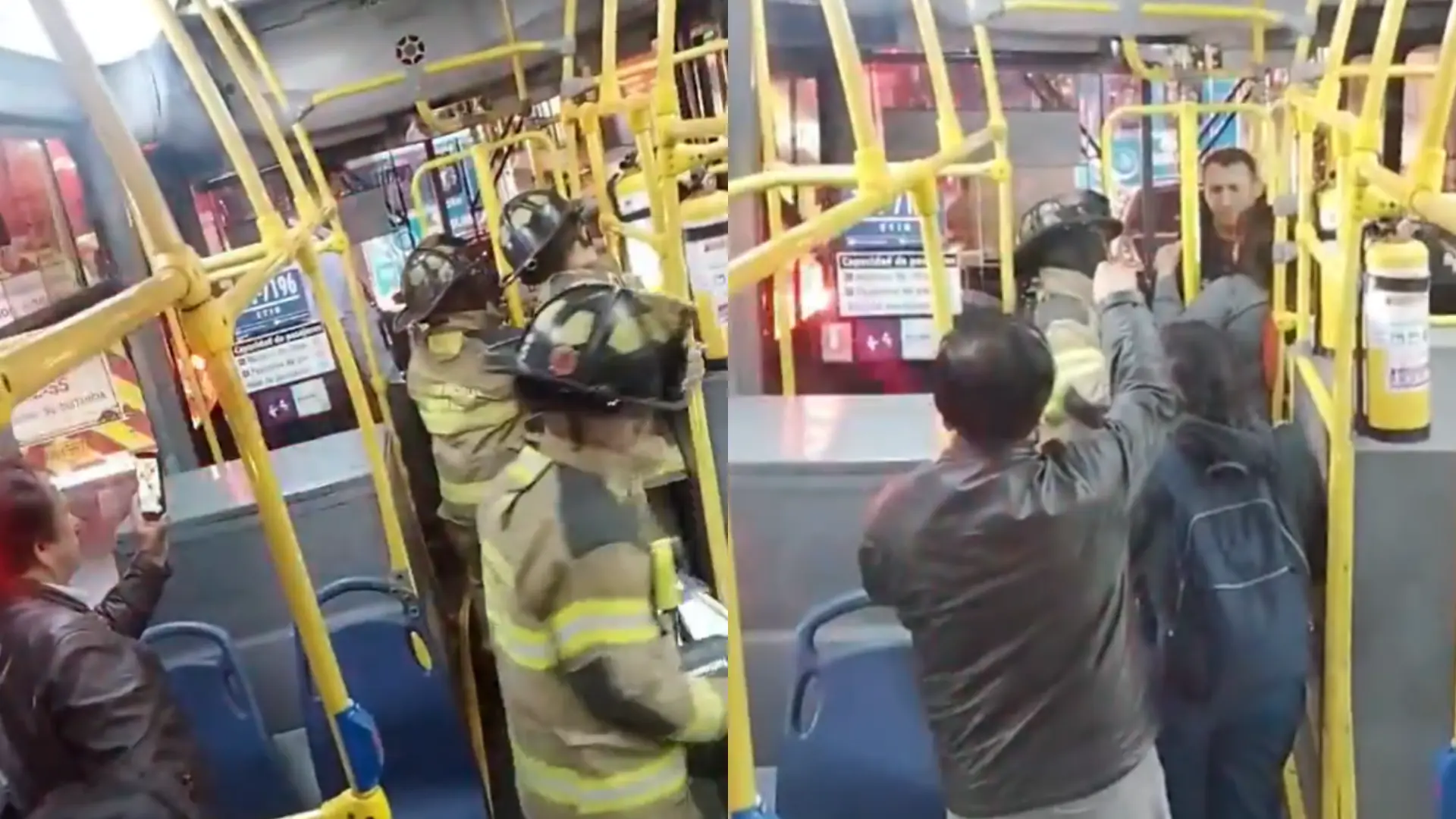 Bomberos torniquete del sitp