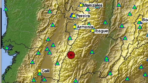 Fuerte temblor en Chaparral, Tolima, hoy: SGC reportó magnitud 4,5