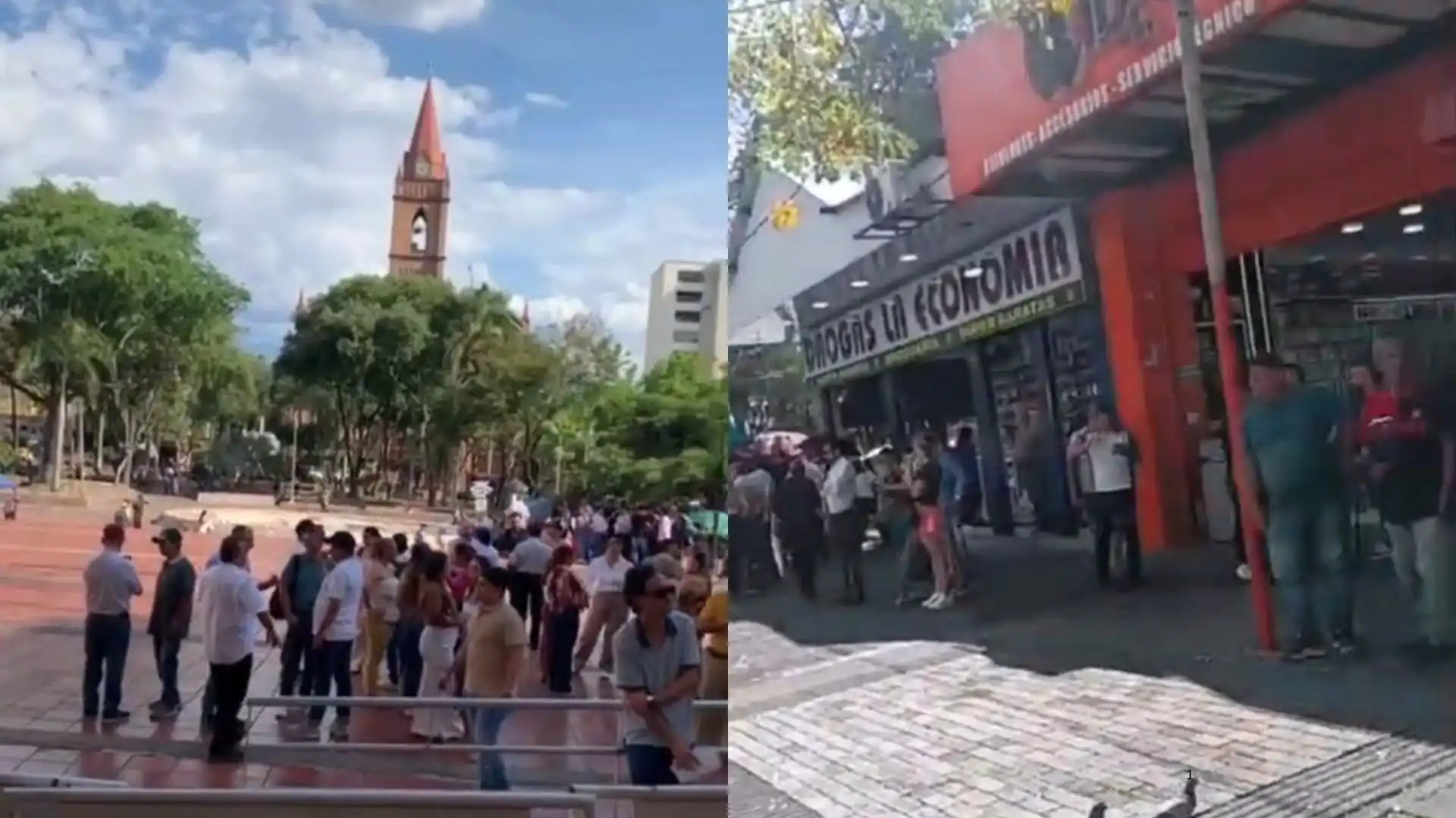 Videos: así evacuaron ciudadanos tras fuerte temblor en Tolima este 23 de septiembre