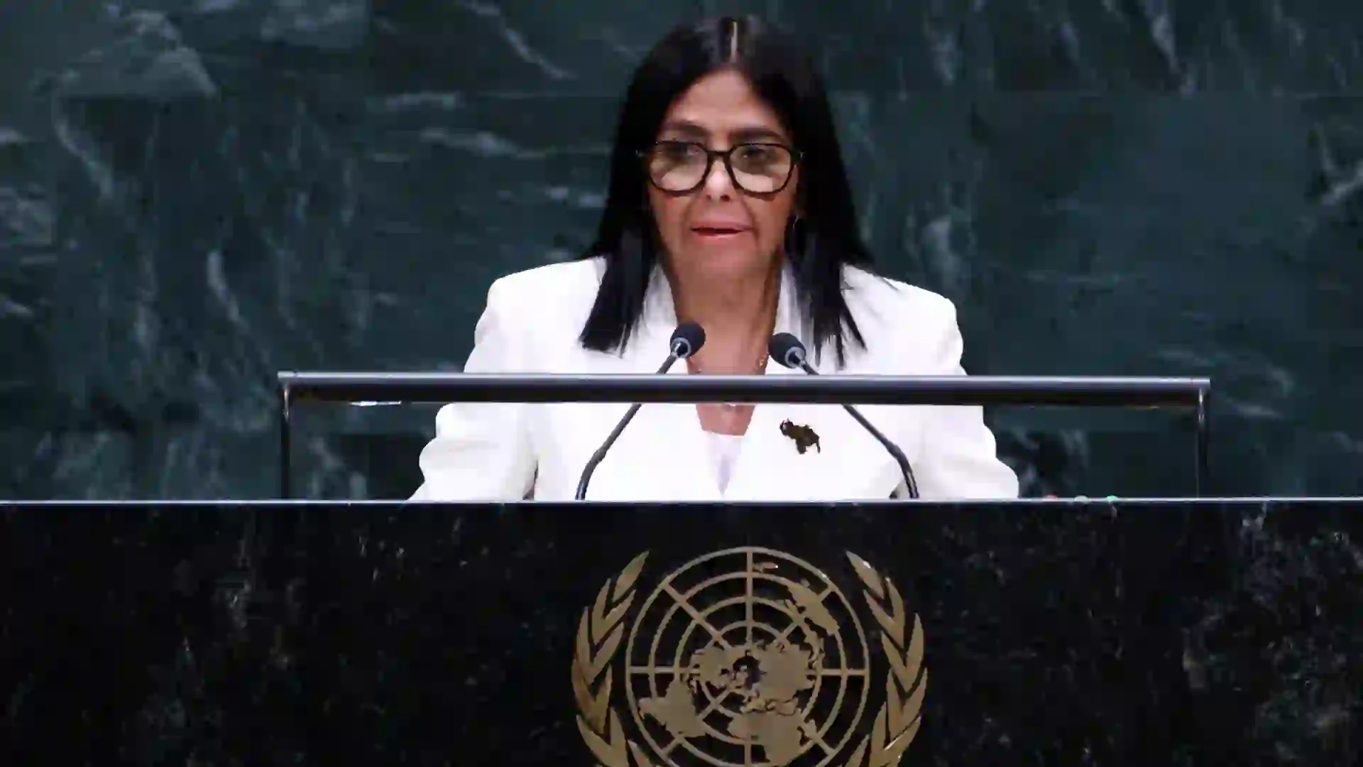 “En Venezuela habrá elecciones” en Venezuela: confirmó Delcy Rodríguez en la ONU