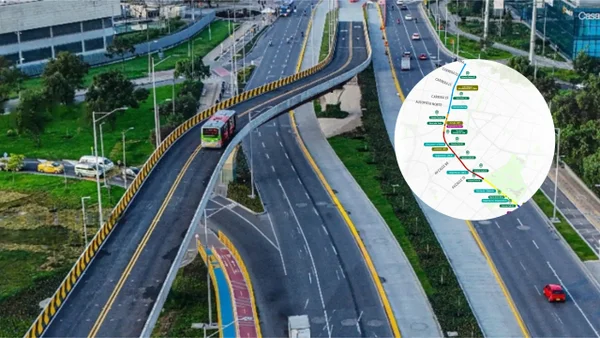 Revelan el mapa de las 21 estaciones que tendrá Transmilenio por la avenida 68