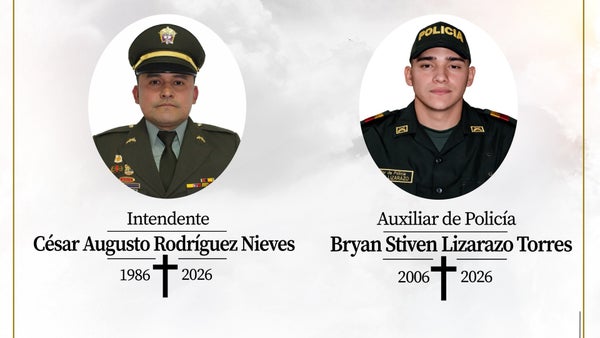 Dos policías fueron asesinados en ataque a una patrulla en Ábrego, Norte de Santander Dos policías fueron asesinados en ataque a una patrulla en Ábrego, Norte de Santander