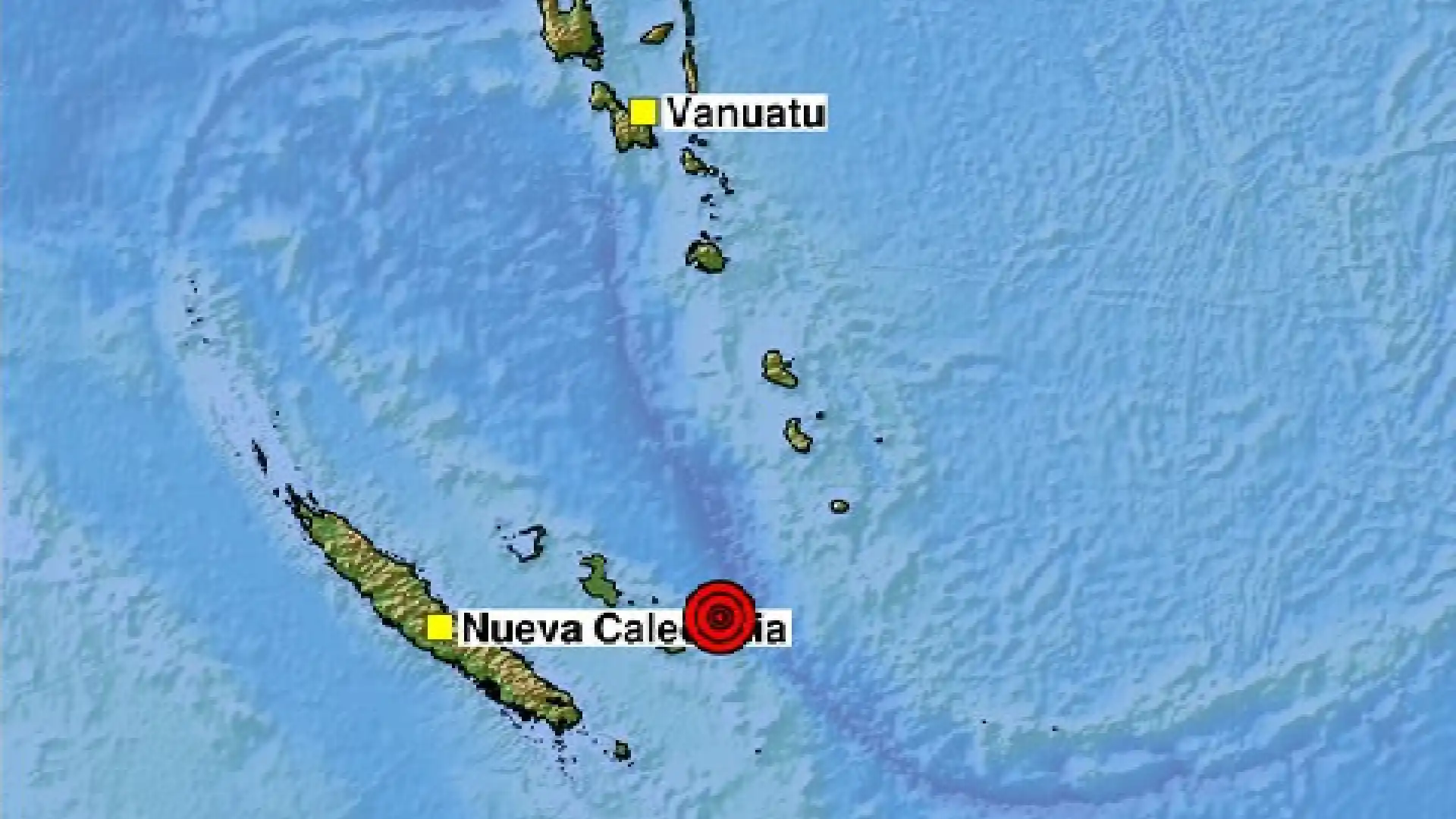 Temblor Nueva Caledonia