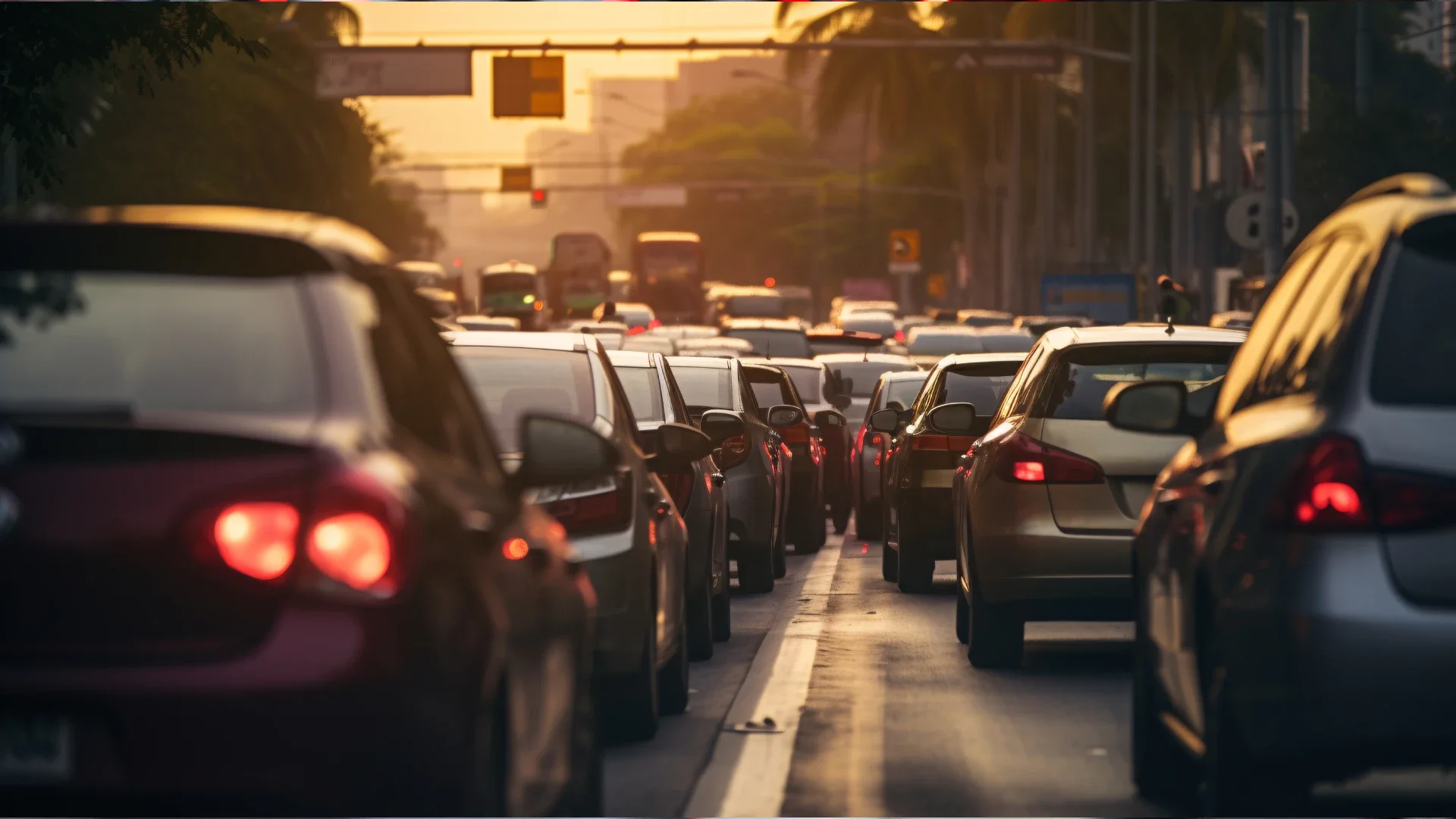 Tráfico en China.